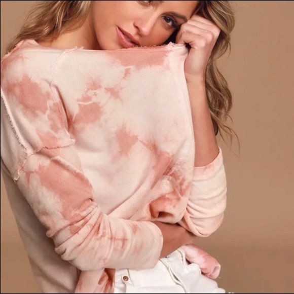 Lulus rusty tie dye pullover size S - Picture 1 of 9